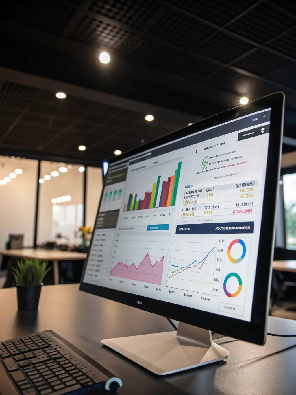 An image of a data analytics dashboard displaying key performance indicators (KPIs) for a successful Instagram advertising campaign, highlighting metrics like reach, engagement, and conversions.
