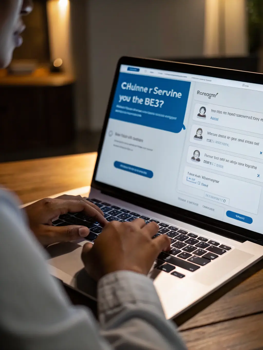 A visual representation of an AI-powered chatbot seamlessly interacting with customers on a website, demonstrating automated customer support.